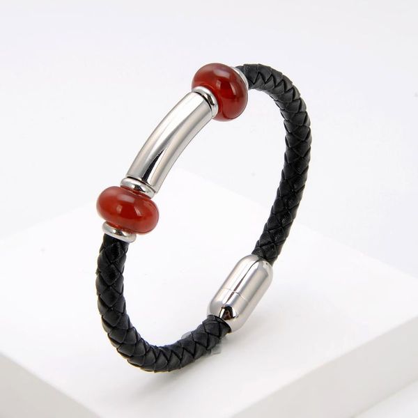 charm bracelets chakra beaded stone bracelet black genuine leather rope chain quartz crystal tiger eye beads energy for women men, Golden;silver
charm bracelets chakra beaded stone bracelet black genuine leather rope chain quartz crystal tiger eye beads energy for women men, Golden;silver