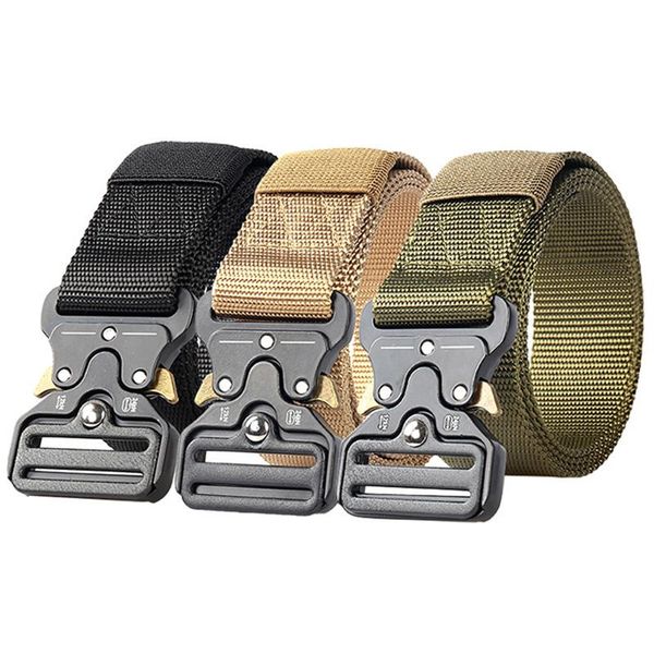 belts military tactical men belt army nylon canvas metal buckle waist straps duty outdoor hunting training waistband, Black;brown
belts military tactical men belt army nylon canvas metal buckle waist straps duty outdoor hunting training waistband, Black;brown