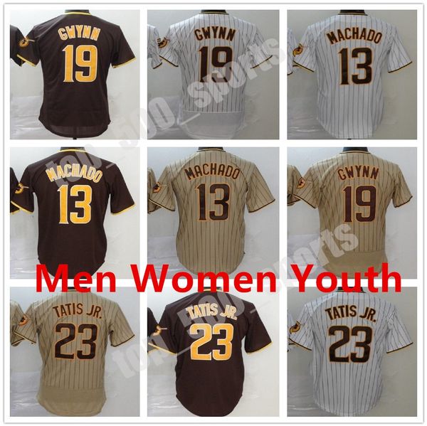 men women youth 19 tony gwynn jersey 13 manny machado 23 fernando tatis jr. flex base cool baseball jerseys, Blue;black
men women youth 19 tony gwynn jersey 13 manny machado 23 fernando tatis jr. flex base cool baseball jerseys, Blue;black
