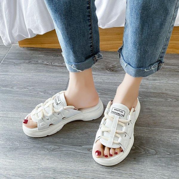 slippers 2021 summer women casual open toe slides platform sandals outdoor thick sole, Black
slippers 2021 summer women casual open toe slides platform sandals outdoor thick sole, Black