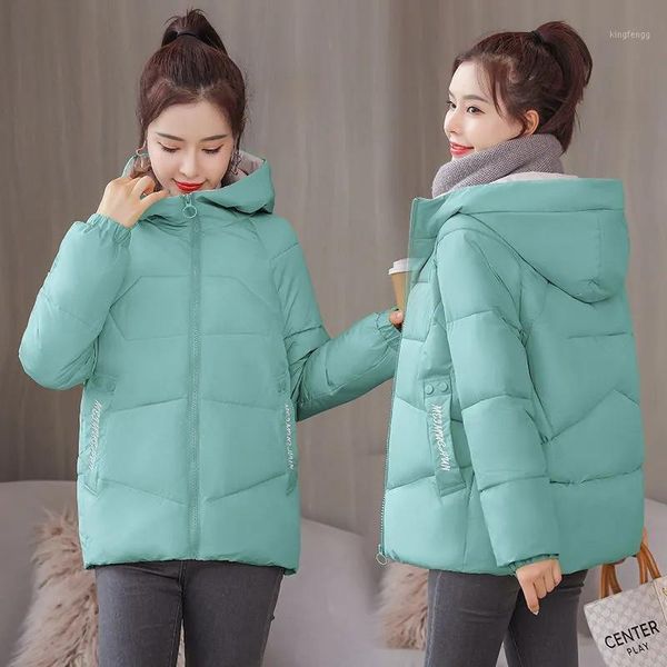 women's down & parkas coat 2021 winter fashion comfortable thicken warm cotton female jacket casual loose short ladies parka outwear, Black
women's down & parkas coat 2021 winter fashion comfortable thicken warm cotton female jacket casual loose short ladies parka outwear, Black