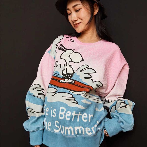fashion fleece hoodies aimeewq spring full print terry reverse printing casual loose long sleeve pullover round neck contrast sweater, Black
fashion fleece hoodies aimeewq spring full print terry reverse printing casual loose long sleeve pullover round neck contrast sweater, Black