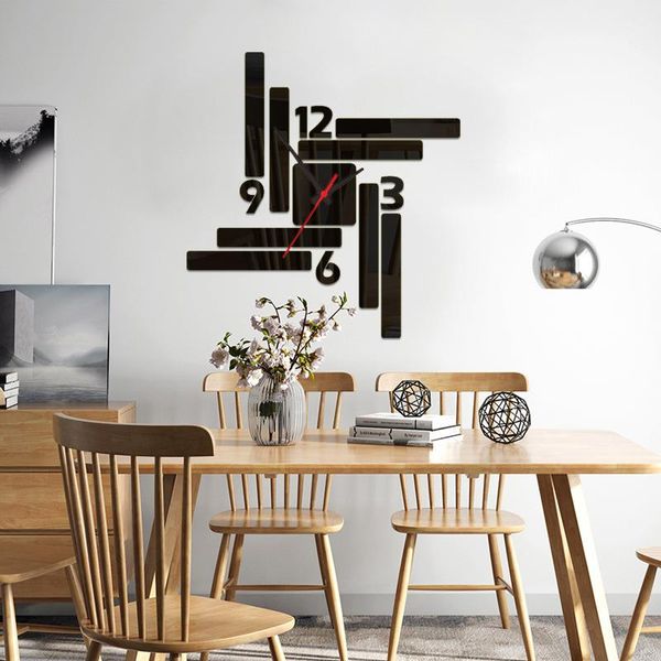 wall clocks diy acrylic mirror clock bedroom living room silent quartz movement digital horizontal strip decoration
wall clocks diy acrylic mirror clock bedroom living room silent quartz movement digital horizontal strip decoration