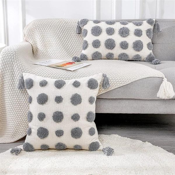 cushion/decorative pillow jacquard chenille pillowcase with tassel square 45x45cm cushion covers for chair- sofa- living room handmade home
cushion/decorative pillow jacquard chenille pillowcase with tassel square 45x45cm cushion covers for chair- sofa- living room handmade home