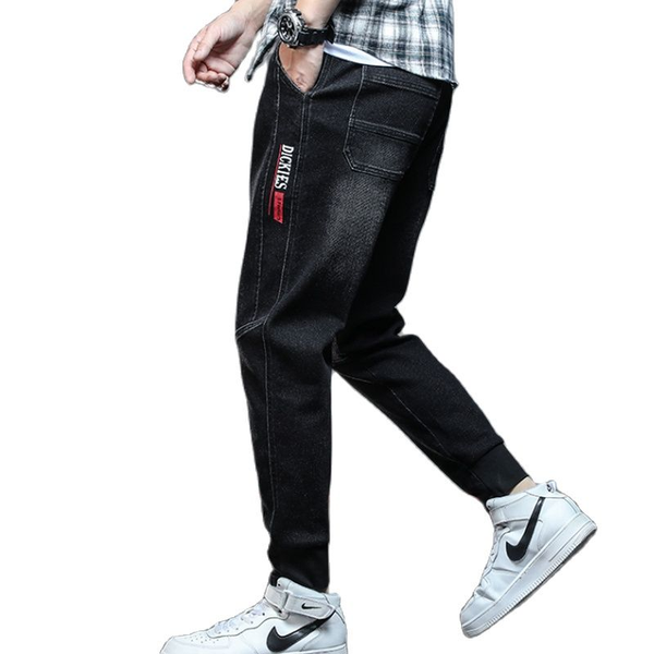 spring jeans men loose small foot trousers harun pants casual korean fashion pants, joggers men's, Blue
spring jeans men loose small foot trousers harun pants casual korean fashion pants, joggers men's, Blue