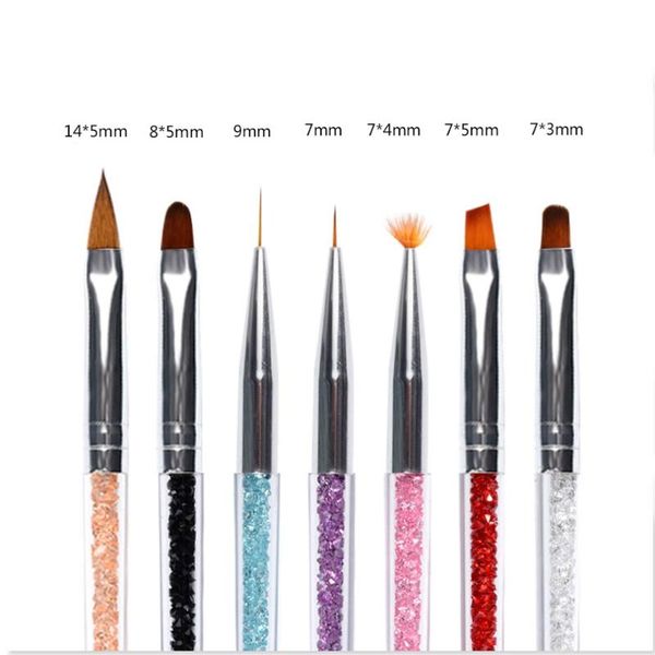 nail brushes 7pc/set line 7 styles acrylic uv gel extension generator drawing pen flower painting paint stereotype fan-shaped fan corner, Yellow
nail brushes 7pc/set line 7 styles acrylic uv gel extension generator drawing pen flower painting paint stereotype fan-shaped fan corner, Yellow