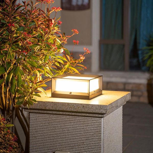 waterproof outdoor garden post lamp solar outside square pillar light villa exterior wall column lamps fence landscape lights lawn
waterproof outdoor garden post lamp solar outside square pillar light villa exterior wall column lamps fence landscape lights lawn