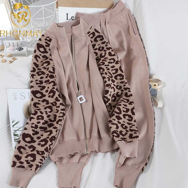 two piece tracksuit long sleeve coat and trousers fashion leopard patchwork knit casual suit set autumn female korean 210930, White
two piece tracksuit long sleeve coat and trousers fashion leopard patchwork knit casual suit set autumn female korean 210930, White