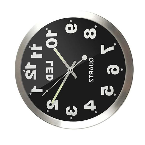 wall clocks 1pc led clock metal frame large number time display device room arrangement without battery
wall clocks 1pc led clock metal frame large number time display device room arrangement without battery