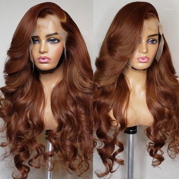 200density dark auburn brown 13x6 lace front human hair wigs with baby pre plucked 360 loose wave remy1, Black;brown
200density dark auburn brown 13x6 lace front human hair wigs with baby pre plucked 360 loose wave remy1, Black;brown