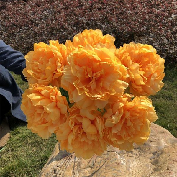 decorative flowers & wreaths 7 heads artificial silk peony bouquet craft floral decor for dining table wedding home christmas decoration1
decorative flowers & wreaths 7 heads artificial silk peony bouquet craft floral decor for dining table wedding home christmas decoration1