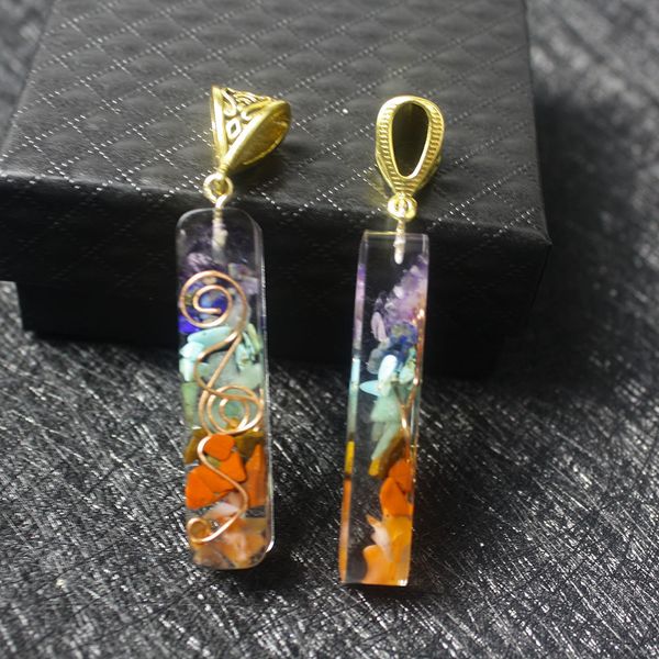 natural crystal crushed stone 7 chakra orgone energy pendant necklace handmade necklace jewelry gold necklace, Red;blue
natural crystal crushed stone 7 chakra orgone energy pendant necklace handmade necklace jewelry gold necklace, Red;blue