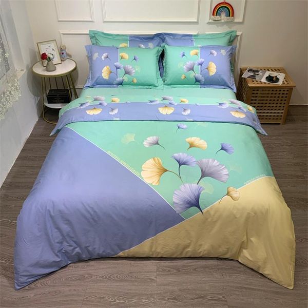 4pcs/set 100% cotton ginkgo biloba king bedclothes duvet cover quilts sheets pillow case home kit girl bed linen sets child room bedding
4pcs/set 100% cotton ginkgo biloba king bedclothes duvet cover quilts sheets pillow case home kit girl bed linen sets child room bedding