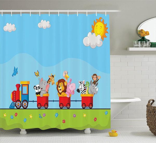 shower curtains cartoon curtain animal on train with birthday sun and clouds lion elephant zebra print bath for bathroom
shower curtains cartoon curtain animal on train with birthday sun and clouds lion elephant zebra print bath for bathroom
