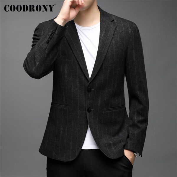 men's suits & blazers coodrony brand autumn winter arrival male suit business dress coat blazer streetwear fashion casual jacket men cl, White;black
men's suits & blazers coodrony brand autumn winter arrival male suit business dress coat blazer streetwear fashion casual jacket men cl, White;black