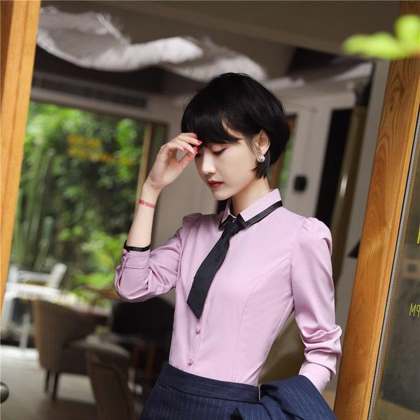 women's blouses & shirts fashion pink ol styles long sleeve women novelty office work wear ladies blouse female clothes with tie, White
women's blouses & shirts fashion pink ol styles long sleeve women novelty office work wear ladies blouse female clothes with tie, White