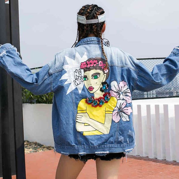 jackets thailand tide brand autumn heavy industry beaded denim female raw edge ripped chic jacket bf top, Black;brown
jackets thailand tide brand autumn heavy industry beaded denim female raw edge ripped chic jacket bf top, Black;brown