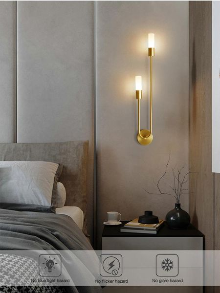 wall lamp led modern nordic brass sconce lights for bedroom bedside reading corridor aisle home indoor decoration lighting
wall lamp led modern nordic brass sconce lights for bedroom bedside reading corridor aisle home indoor decoration lighting