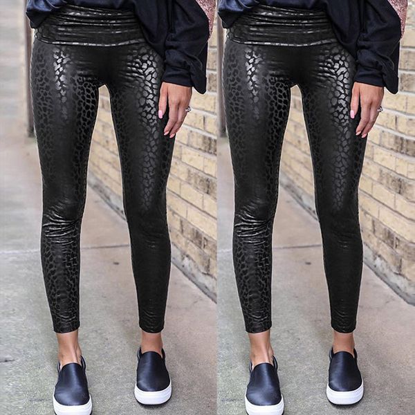 printing high waist fitness womens leggings casual trousers leather tight pants leggins, Black
printing high waist fitness womens leggings casual trousers leather tight pants leggins, Black