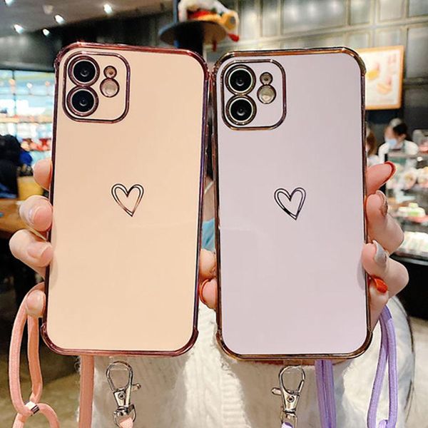 cell phone pouches luxury plating chain necklace love heart case for 11 pro 12 max 7 8 plus x xs xr 12mini strap rope cover
cell phone pouches luxury plating chain necklace love heart case for 11 pro 12 max 7 8 plus x xs xr 12mini strap rope cover