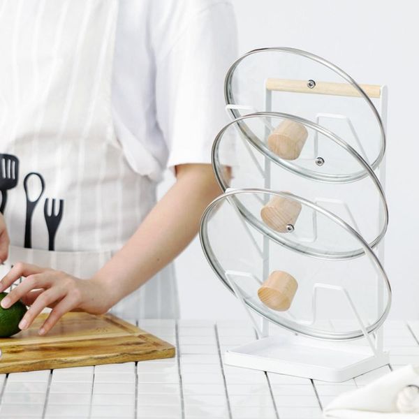 kitchen storage & organization wrought iron pot cover rack 3-layer cutting board holder household cookware organizer sundries accessories
kitchen storage & organization wrought iron pot cover rack 3-layer cutting board holder household cookware organizer sundries accessories