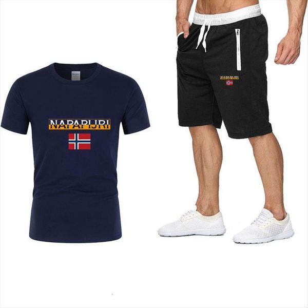 fashion printed t shirt men tracksuit sports suit quick drying casualrunning wear summer short sleeved shorts 2 piece set, Gray 
fashion printed t shirt men tracksuit sports suit quick drying casualrunning wear summer short sleeved shorts 2 piece set, Gray