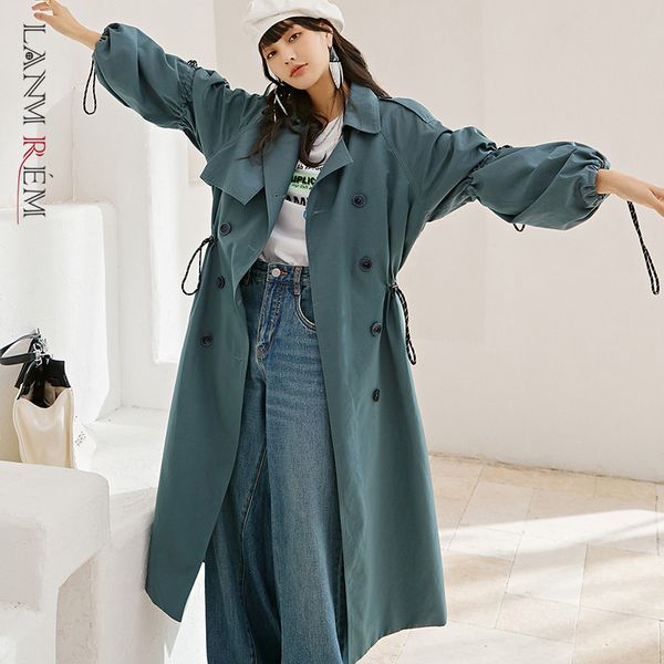 women drawstring trench lapel long sleeve loose fit female windbreaker fashion tide autumn arrivals 2e1697 210507, Tan;black
women drawstring trench lapel long sleeve loose fit female windbreaker fashion tide autumn arrivals 2e1697 210507, Tan;black