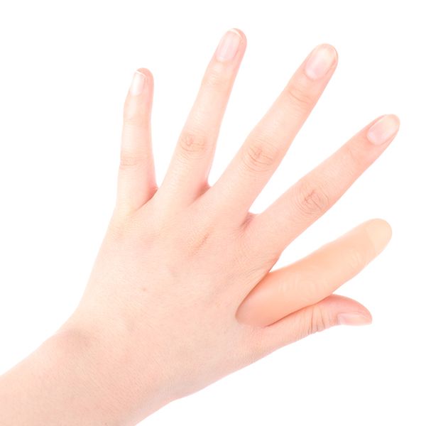1pc Fake Finger Sixth Middle Finger Appearing And Vanishing Magia Kids Toy Fake Finger Toys