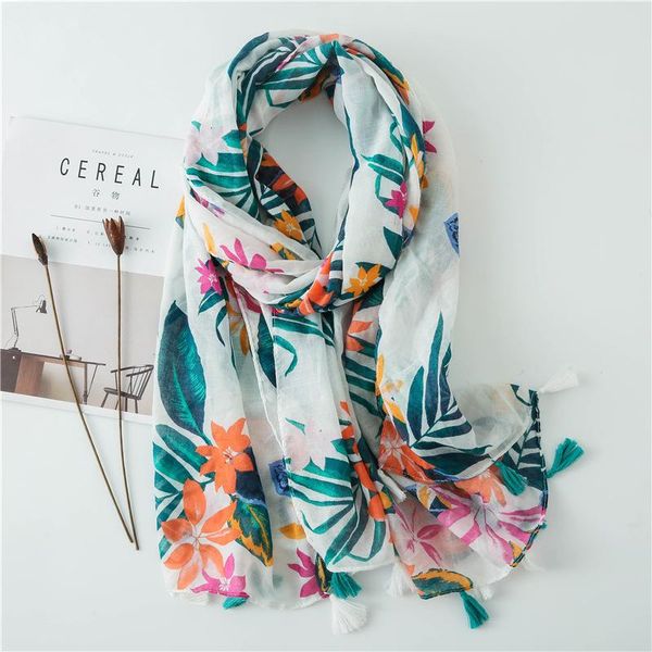 scarves japanese style cotton scarf green tropical plant tassel beach wraps shawl, Blue;gray
scarves japanese style cotton scarf green tropical plant tassel beach wraps shawl, Blue;gray