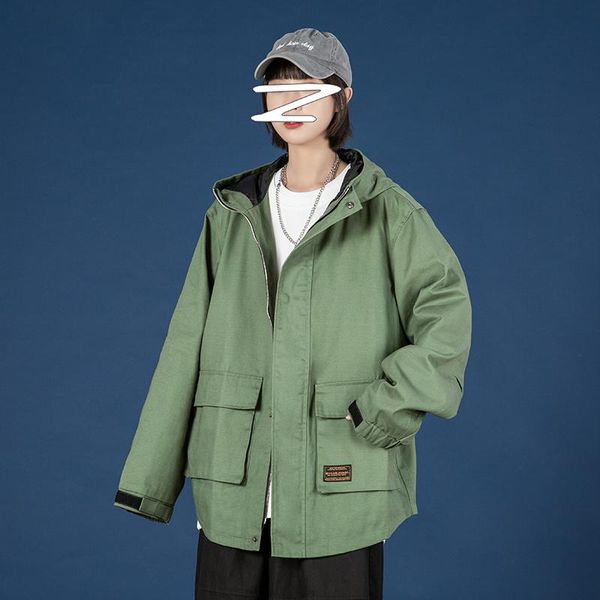 women's hooded jacket autumn causal windbreaker lady cotton black army green bomber jackets coats zipper outwear, Black;brown
women's hooded jacket autumn causal windbreaker lady cotton black army green bomber jackets coats zipper outwear, Black;brown