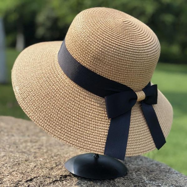 wide brim hats 2021 straw hat summer sun women casual panama vacation fisherman cap bow beach sunhat lady outdoor travel shade, Blue;gray
wide brim hats 2021 straw hat summer sun women casual panama vacation fisherman cap bow beach sunhat lady outdoor travel shade, Blue;gray