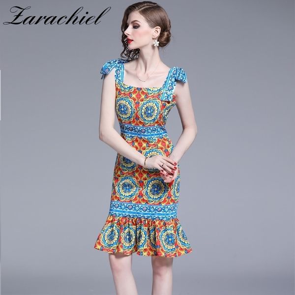designer runway bow spaghetti strap summer women blue and white porcelain flower print ruffles bodycon mermaid dress 210416, Black;gray
designer runway bow spaghetti strap summer women blue and white porcelain flower print ruffles bodycon mermaid dress 210416, Black;gray