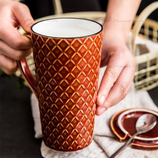 mugs cup ceramic large capacity mug with lid nordic style creative water office women's home tea
mugs cup ceramic large capacity mug with lid nordic style creative water office women's home tea
