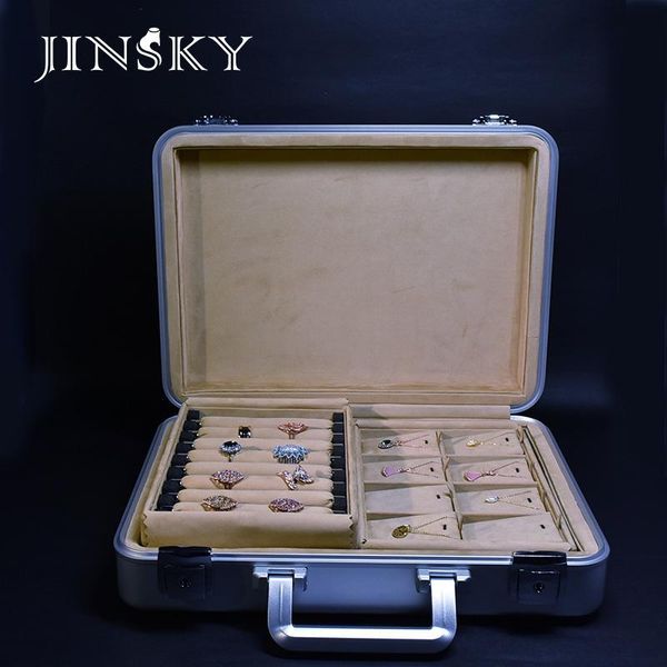 jewelry pouches, bags metal lock suitcase large capacity business trip exhibition ring earring necklace storage box, Pink;blue
jewelry pouches, bags metal lock suitcase large capacity business trip exhibition ring earring necklace storage box, Pink;blue