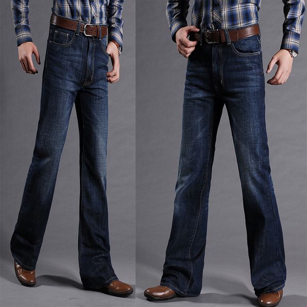 men's mens flared for men boot cut leg fit jeans classic denim flare bootcute male fashion stretch pants, Blue
men's mens flared for men boot cut leg fit jeans classic denim flare bootcute male fashion stretch pants, Blue