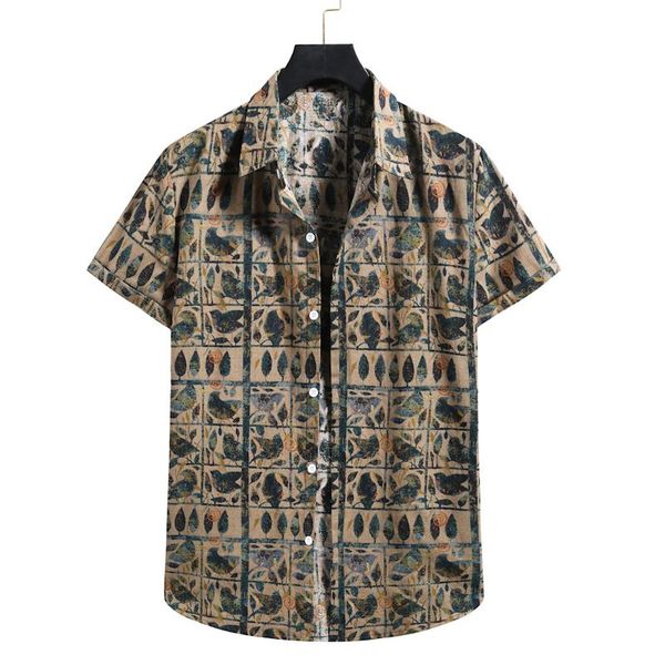 men's casual shirts 2021 ethnic style printed shirt men lapel street button vintage camisa short sleeve mens brand hawaiian, White;black
men's casual shirts 2021 ethnic style printed shirt men lapel street button vintage camisa short sleeve mens brand hawaiian, White;black