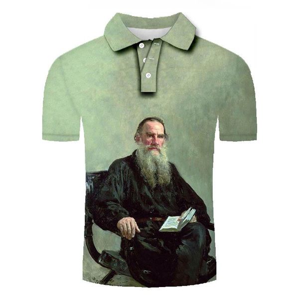 men's polos 2021 pullover art shirt world famous painting 3d printing short sleeve, White;black
men's polos 2021 pullover art shirt world famous painting 3d printing short sleeve, White;black