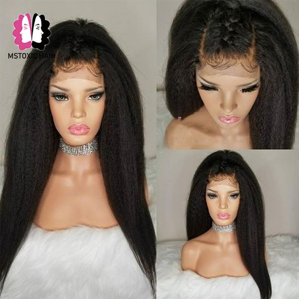 lace wigs yaki straight wig 13x4 front human hair for black women pre plucked remy kinky, Black;brown
lace wigs yaki straight wig 13x4 front human hair for black women pre plucked remy kinky, Black;brown