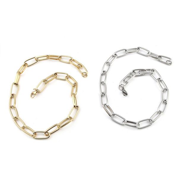 chains stainless steel hip hop necklace cuban link chain for women wrist jewelry gifts punk party 40.5cm, Silver
chains stainless steel hip hop necklace cuban link chain for women wrist jewelry gifts punk party 40.5cm, Silver