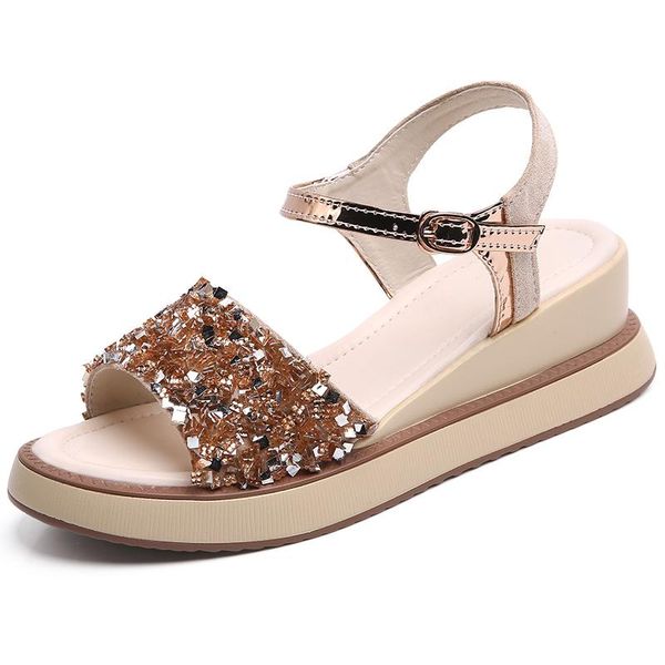 summer women sandals fashion casual ladies slippers platform non-slip female shoes soft wedge outdoor sandalias, Black
summer women sandals fashion casual ladies slippers platform non-slip female shoes soft wedge outdoor sandalias, Black