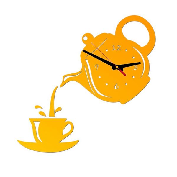 wall clocks clock acrylic teapot shape 3d mirror sticker dining room decal home decor
wall clocks clock acrylic teapot shape 3d mirror sticker dining room decal home decor
