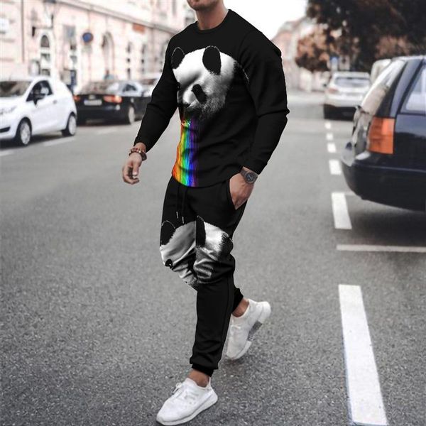 men's tracksuits 2021 3d sportswear pants suit long sleeve breathable t-shirt trousers casual cute animal print, Gray
men's tracksuits 2021 3d sportswear pants suit long sleeve breathable t-shirt trousers casual cute animal print, Gray