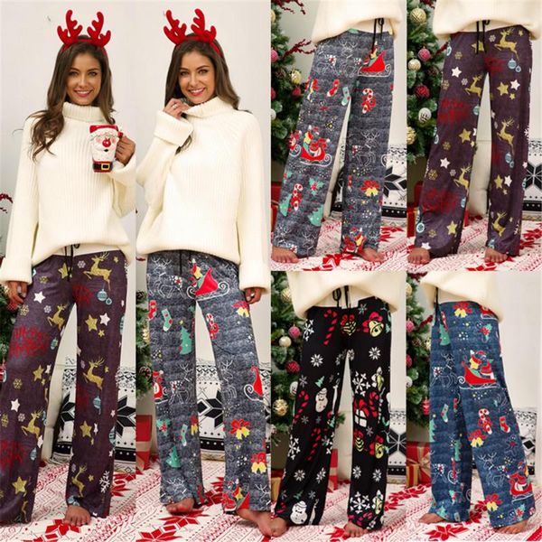 autumn and winter christmas deer print warm long casual high-waisted straight pants women's & capris, Black;white
autumn and winter christmas deer print warm long casual high-waisted straight pants women's & capris, Black;white