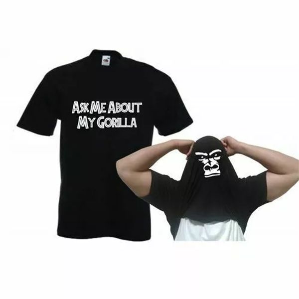ask me about my gorilla flip men's t-shirt - retro cool funny monkey tee t shirt, White;black
ask me about my gorilla flip men's t-shirt - retro cool funny monkey tee t shirt, White;black