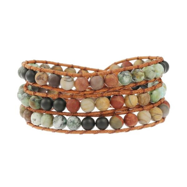 tennis boho handmade leather diy mabeads stone 3 wrap bracelet jewelry drop, Golden;silver
tennis boho handmade leather diy mabeads stone 3 wrap bracelet jewelry drop, Golden;silver