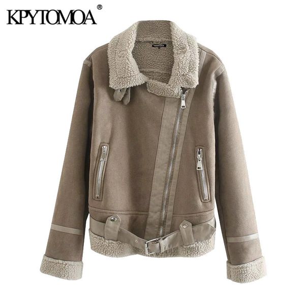 women fashion winter thick warm faux fur jacket coat vintage long sleeve pockets female outerwear chic 210416, Black;brown
women fashion winter thick warm faux fur jacket coat vintage long sleeve pockets female outerwear chic 210416, Black;brown