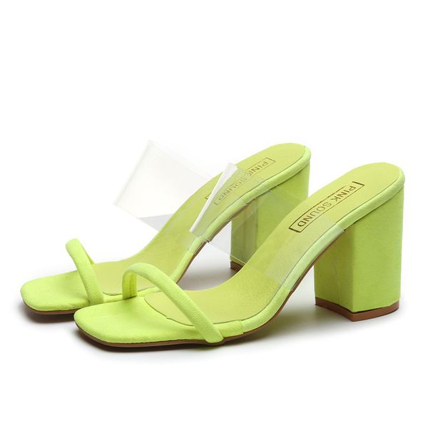 Summer Slippers Women pumps Mules Transparent Slides Square Heels Slippers Slip On Outdoor Shoes Casual Flip Flops Plus Size, Blue
Summer Slippers Women pumps Mules Transparent Slides Square Heels Slippers Slip On Outdoor Shoes Casual Flip Flops Plus Size, Blue
