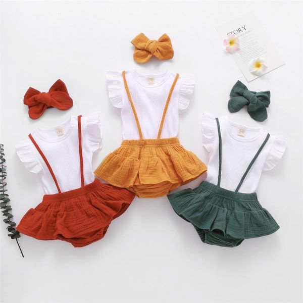 clothing sets 2021 0-24m born baby girl cotton linen white ruffle short sleeve romper straps tutu shorts skirt summer 3pcs
clothing sets 2021 0-24m born baby girl cotton linen white ruffle short sleeve romper straps tutu shorts skirt summer 3pcs