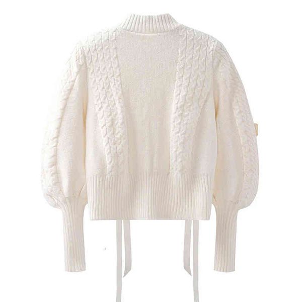 women's knits & tees suéter soltinho breasted irmã fara , outono inverno feminino chique manga lanterna engrossado suéter de malha, White
women's knits & tees suéter soltinho breasted irmã fara , outono inverno feminino chique manga lanterna engrossado suéter de malha, White