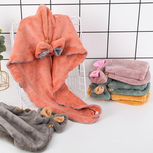 girl's hair drying hat quick-dry towel cap bath microfiber solid super absorption turban dry
girl's hair drying hat quick-dry towel cap bath microfiber solid super absorption turban dry